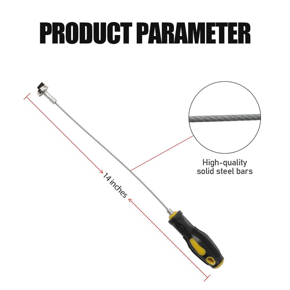 CMTOOL Oil Drain Plug Removal Tool Strong Magnetic Tool,...