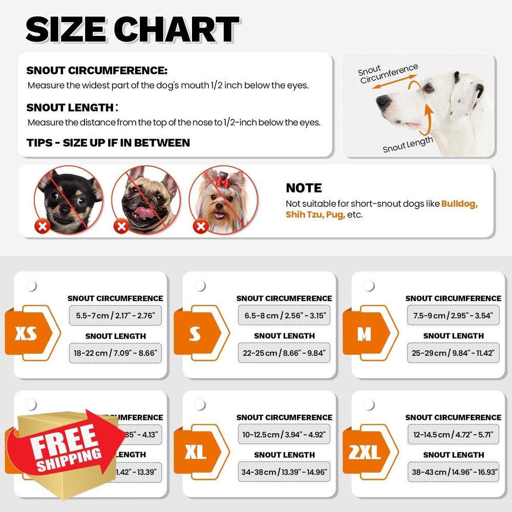 Pezluxe Dog Muzzle 2XL Black Mesh Breathable Adjustable Guard