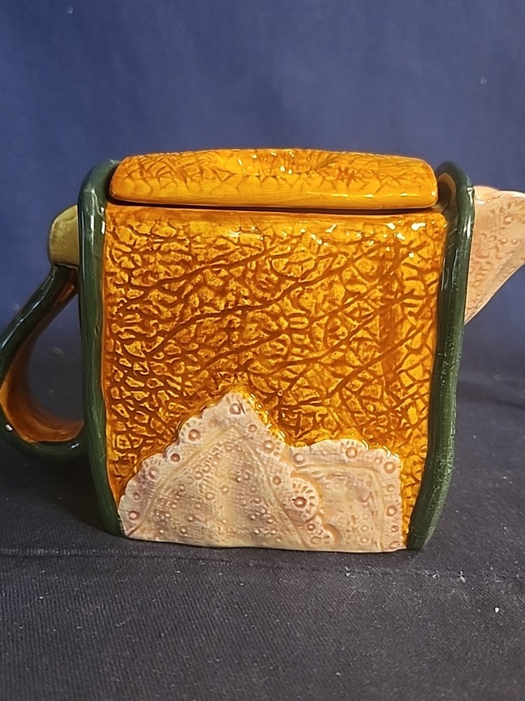 Fitz & Floyd Omnibus Hand Painted Purses Creamer & Sugar