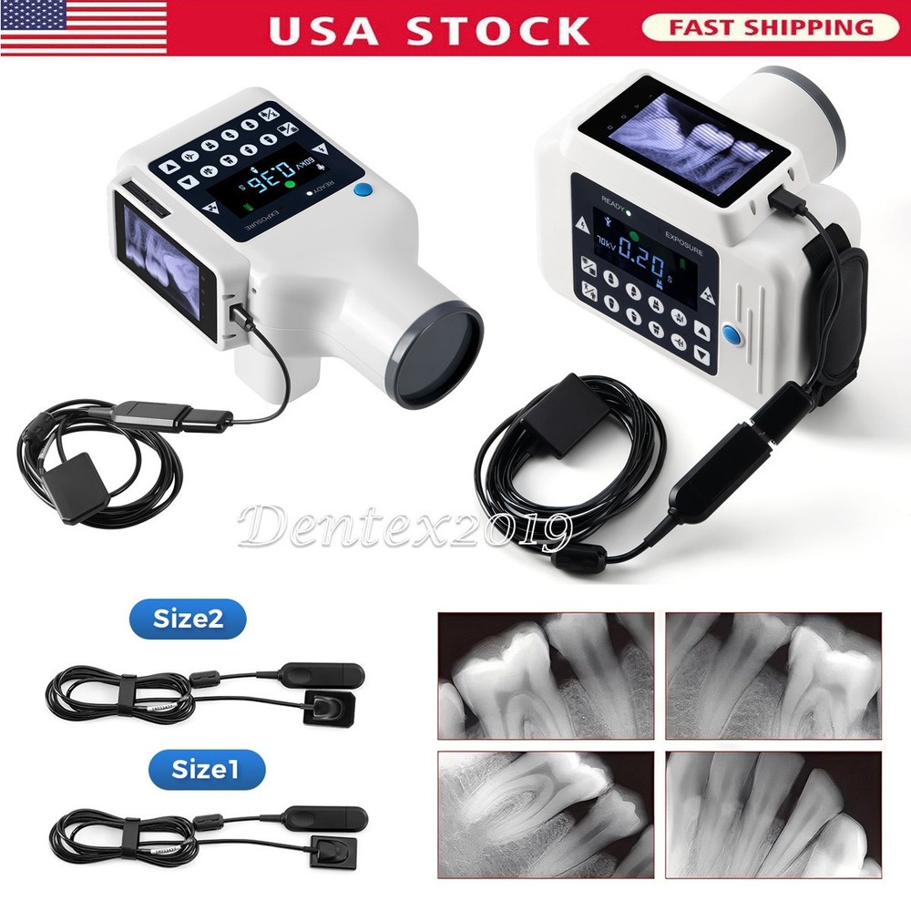 Dental Mobile Ray Machine Digital Sensor Size1 / Size2 High Frequency No Shield