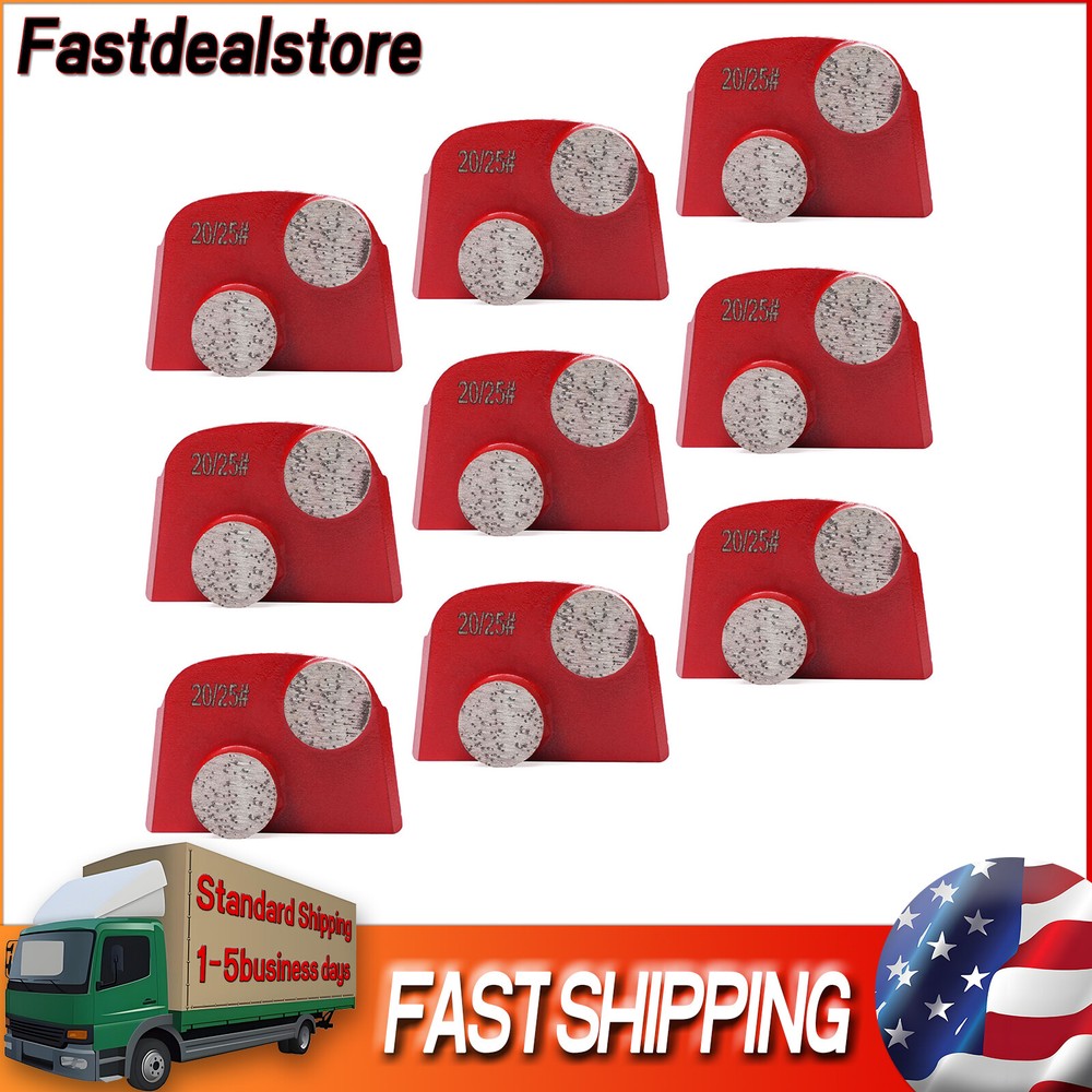 X9 Durable Medium Bond Diamond Segments 20/25 Grit Floor/Concrete Grinding Disc