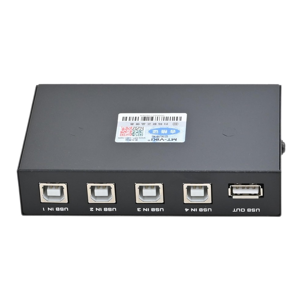 4 Port USB 2.0 Sharing Manual Switch Box Hub 4 PCS Share Switcher 1 USB Devic...