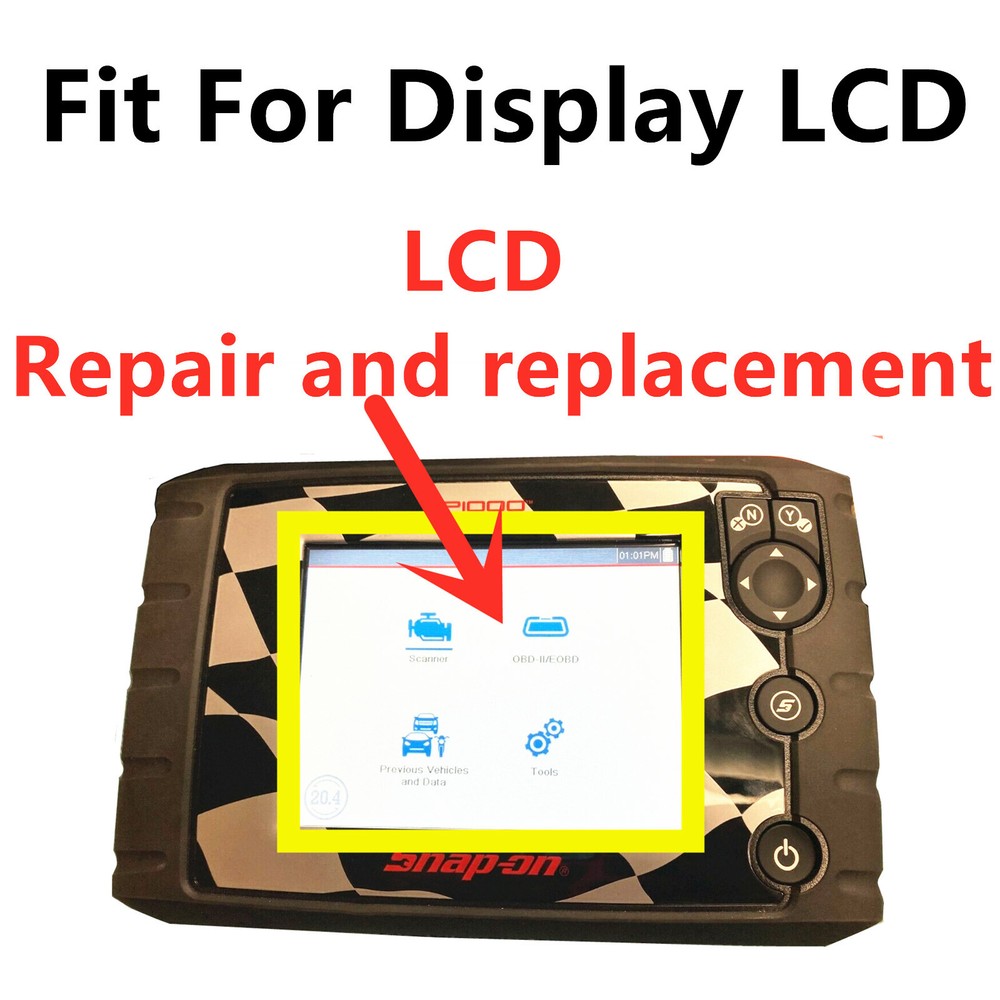 LCD with Touch digitizer Fit For Snap-On EESC334 P1000 Display screen