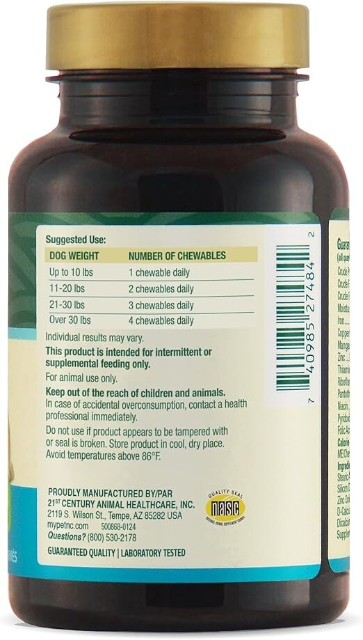 Brewers Yeast Chewables for Dogs, 250 Count