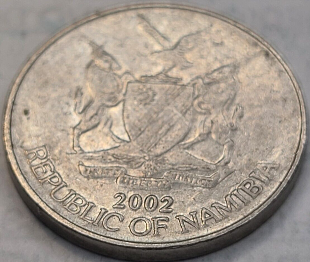 2002 NAMIBIA 5 CENT COIN KM# 1 US SELLER COMBINE SHIPPING