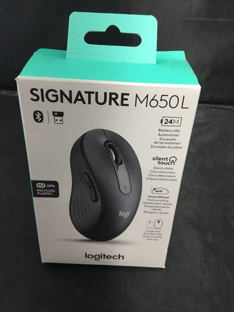 Logitech Signature M650 L Full-size Wireless Scroll Mouse (910-006231)