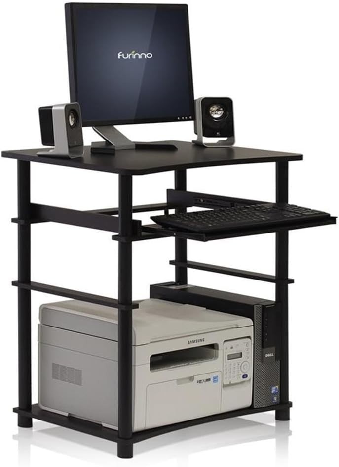 Home Computer Desk Espresso/Black