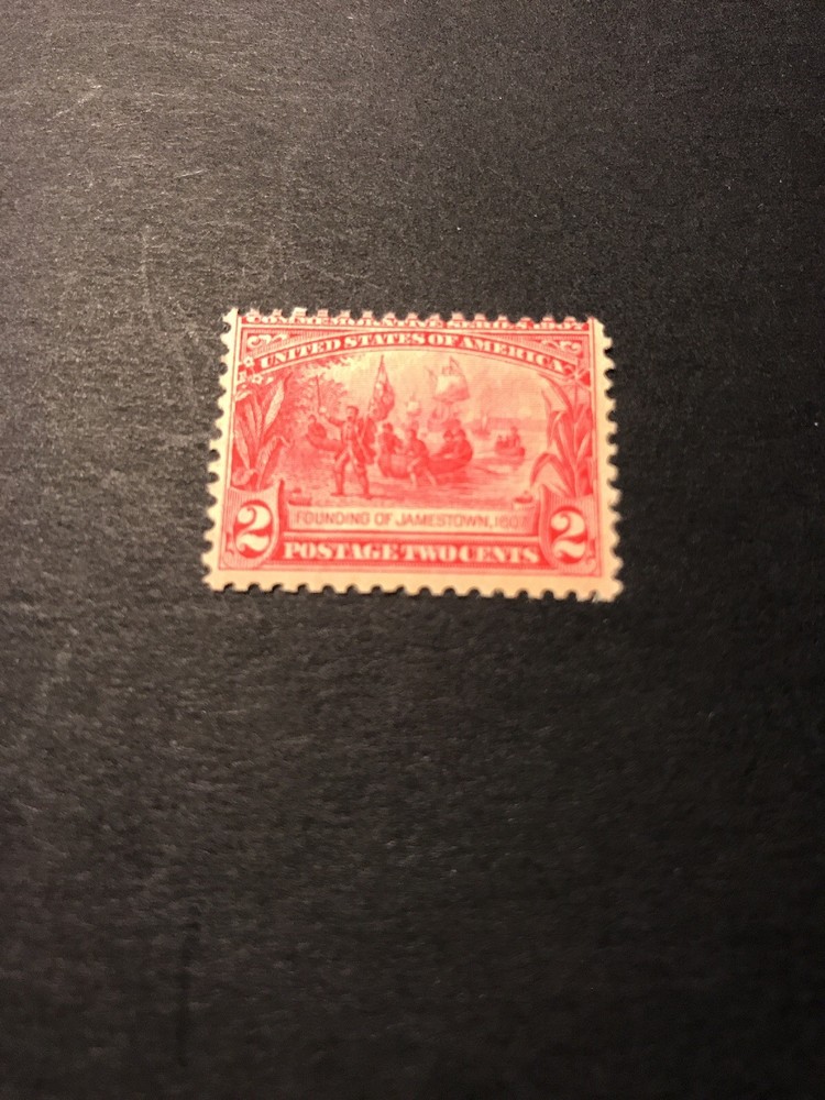 US Scott #329 VF OG NH Please See Pics For Centering.