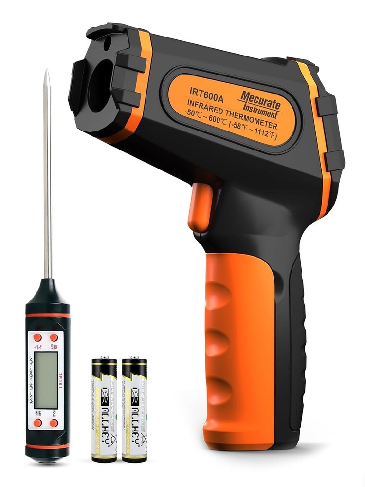 Advanced Digital Temperature Gun with High/Low Limit Settings - Battery Included