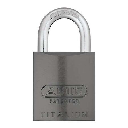 Abus 83Al-Ic/40 Titanium Padlock, Coreless, Long Shackle, Rectangular Aluminum