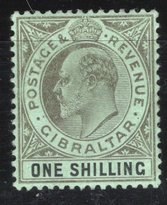 Gibraltar Scott 58 Mint Hinged - CV 27.50$