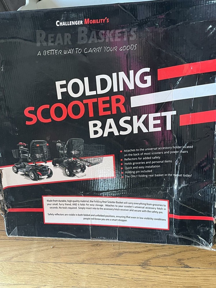 Challenger Mobility Folding Scooter Basket 10 LBS