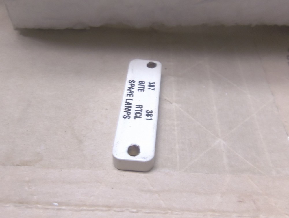 Aluminum Spare Lamps Cover (NOS)