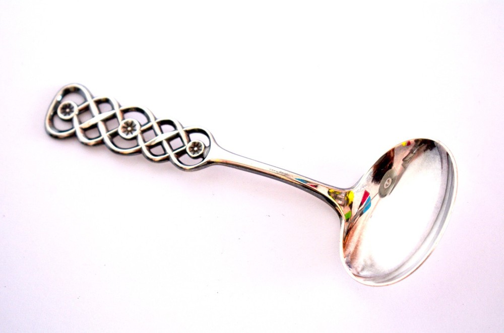 Norway Celt David Andersen Serving Spoon 830S Silver Ringebu Berry