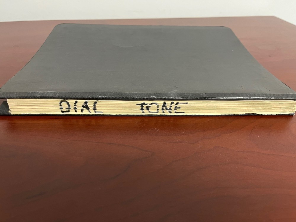 Scarce original DIAL TONE Script Screenplay David S. Ward William Floyd 1985
