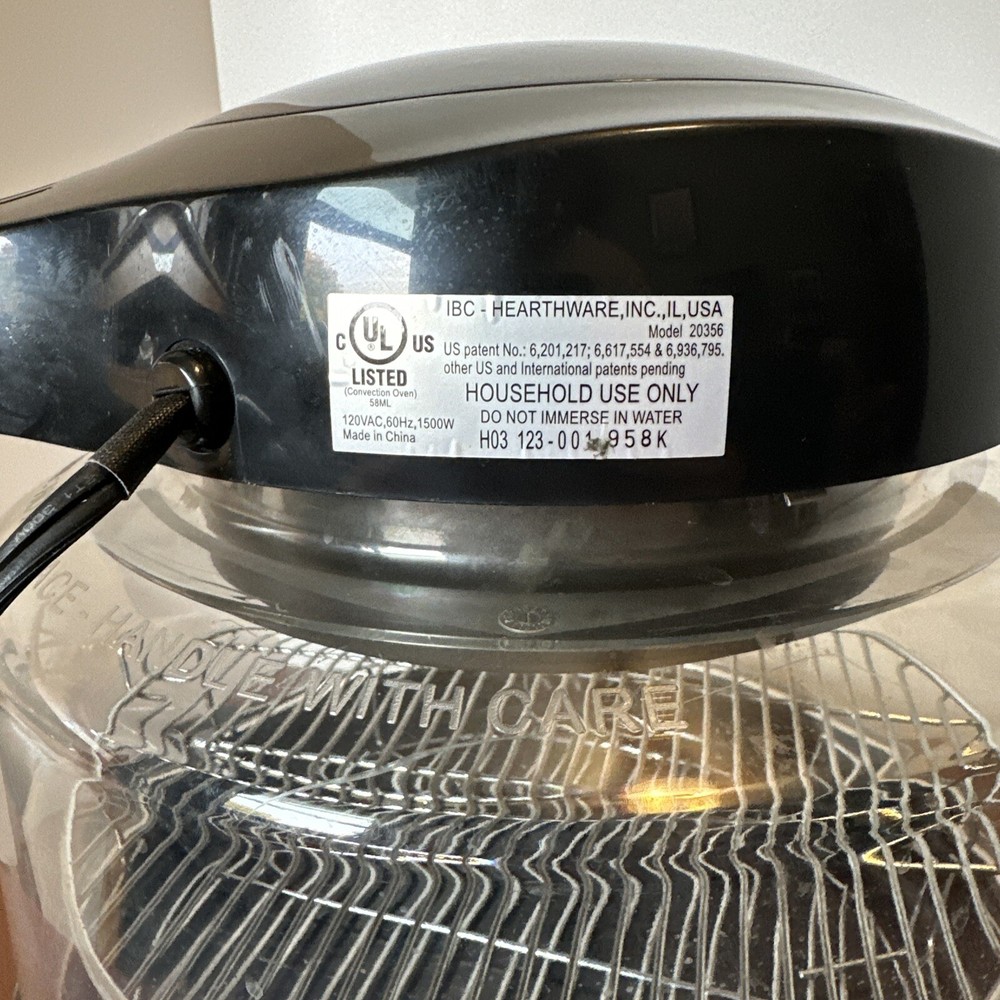 NuWave 20356 Pro Digital Controlled Infrared Tabletop Oven Tested w/bag