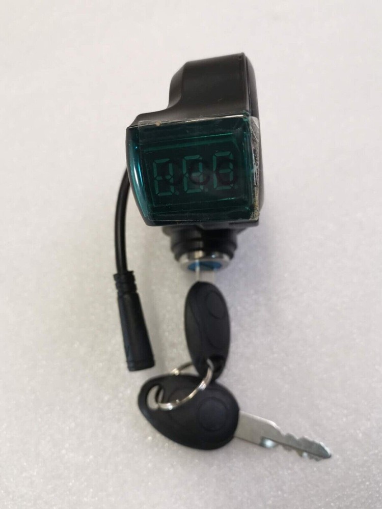 Power Switch Lock Electric Scooter Bicycle Voltage Lock With Voltage Display