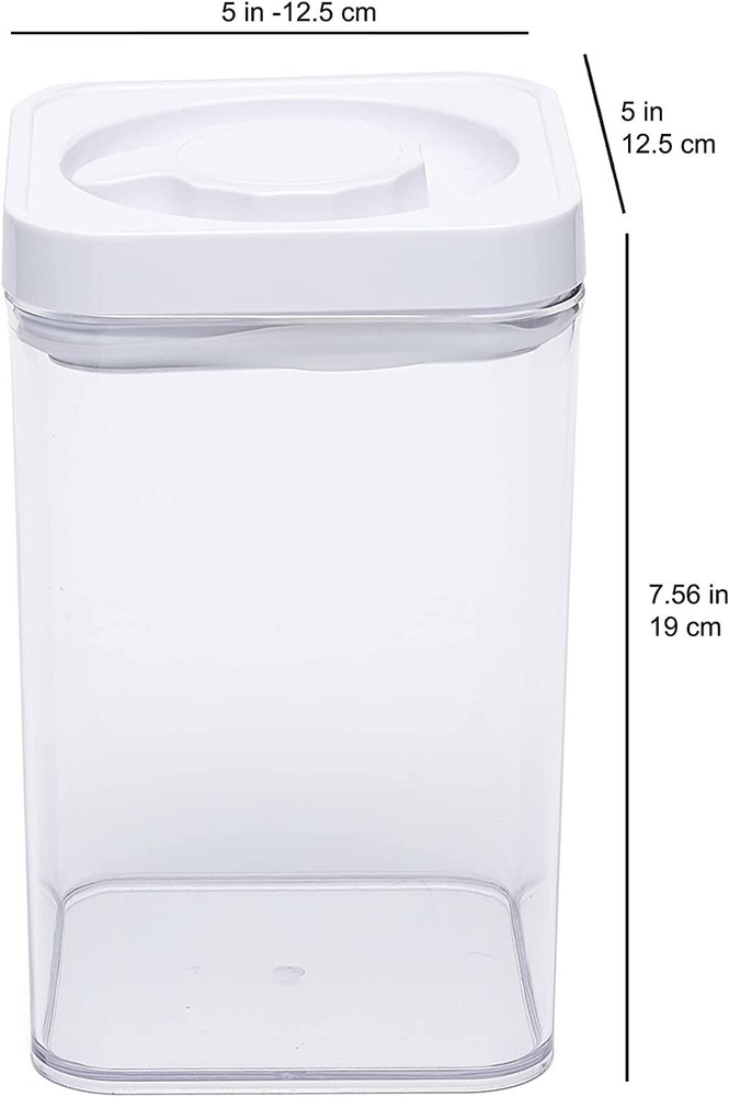 Amazon Basics 8-Piece Multi-Pack Round & Square Airtight Food Storage Containers