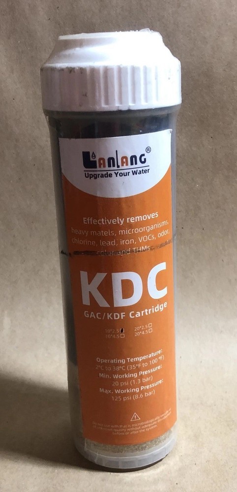 Lanlang KDC GAC/KDF Cartilage 10*2.5 Water Filter