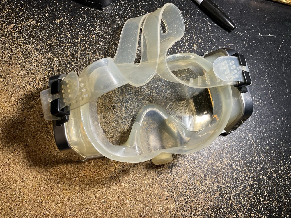 vintage scuba mask