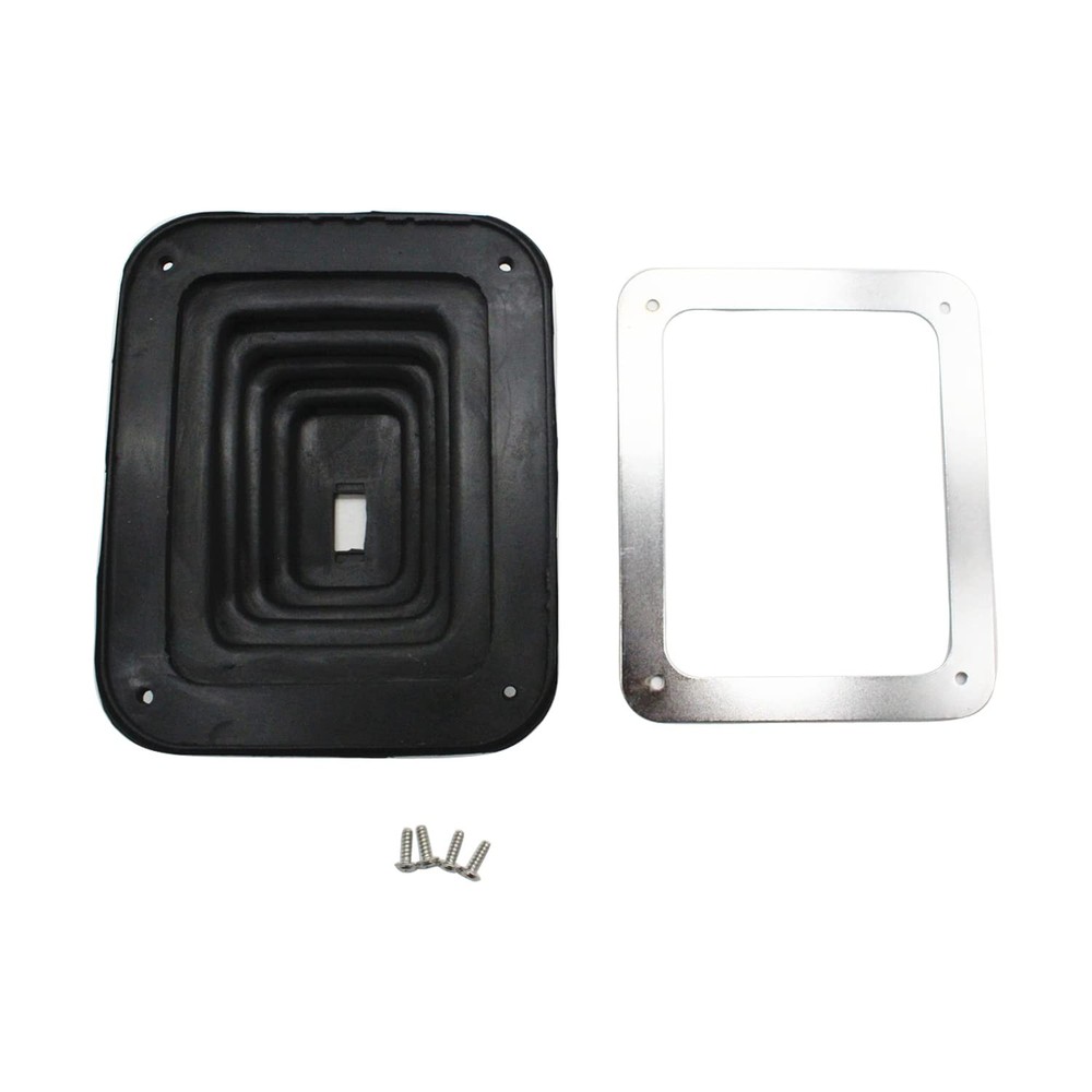 Quality Small Rubber Shifter Boot Kit Universal With Chrome Plate multicolour