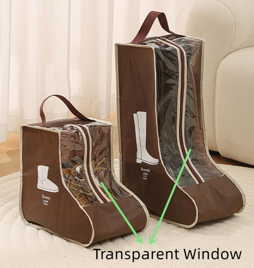 2 Set Boot Storage,Portable Short Boots and Tall Boots Storage or Protector B...