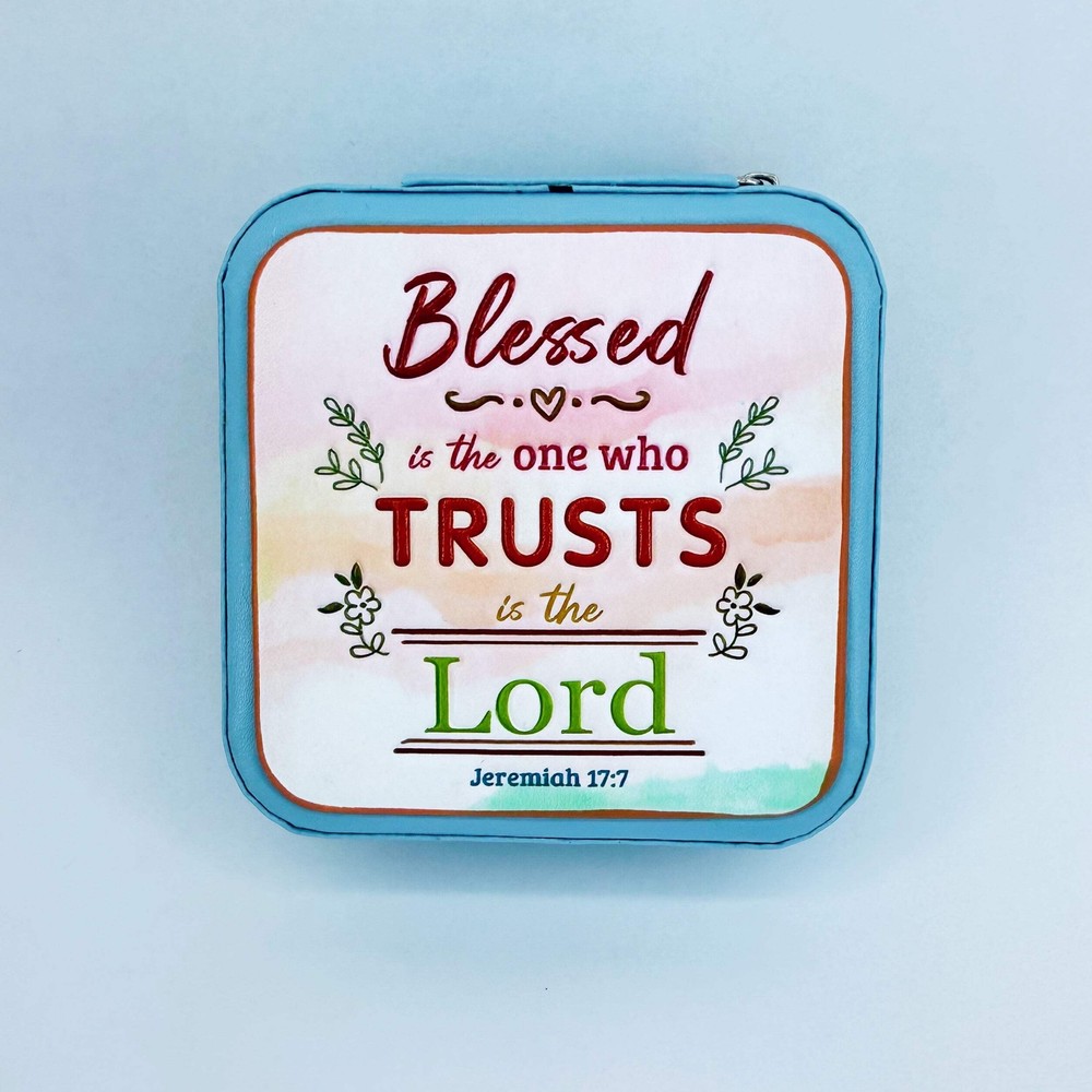 Tooled Leather Jewelry Box Jeremiah 17:7