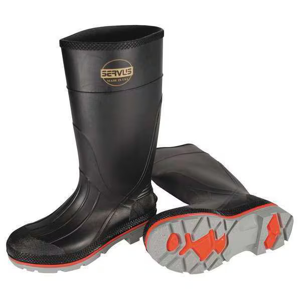 Men's Servus XTP(R) Rubber Boot, Plain Toe, 15" Height, Black/Red/Gray, 14