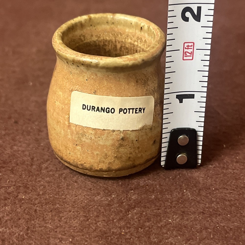Durango Pottery Small Toothpick Holder? Signed