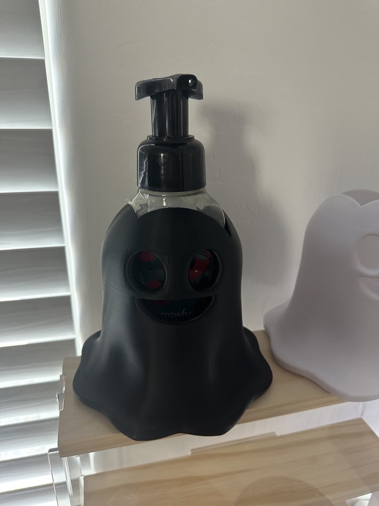 Black Ghost Soap Holder Halloween
