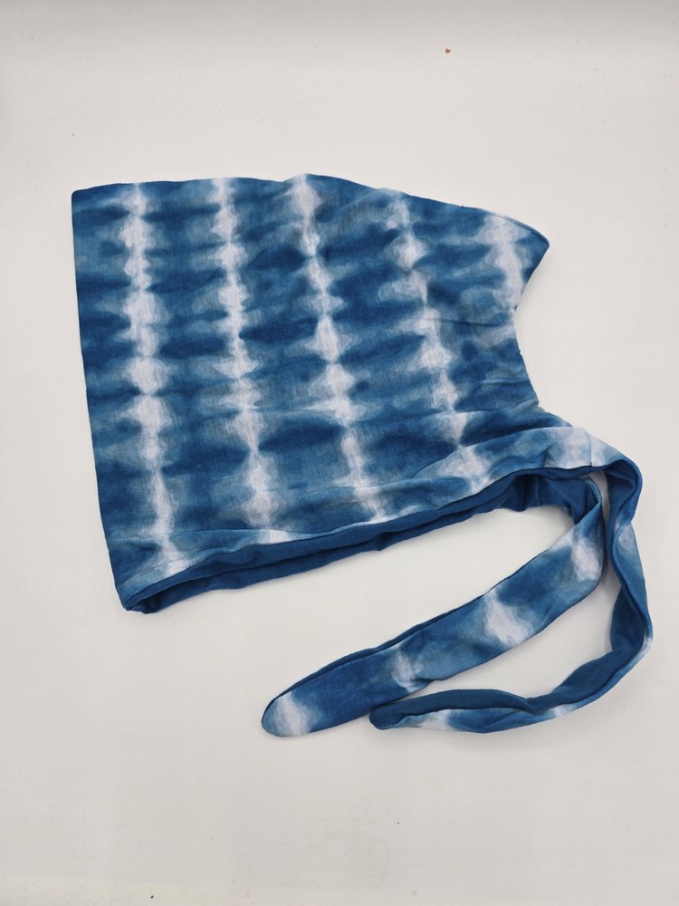 Bandana Mask Reversible Polyester Blue 1pc