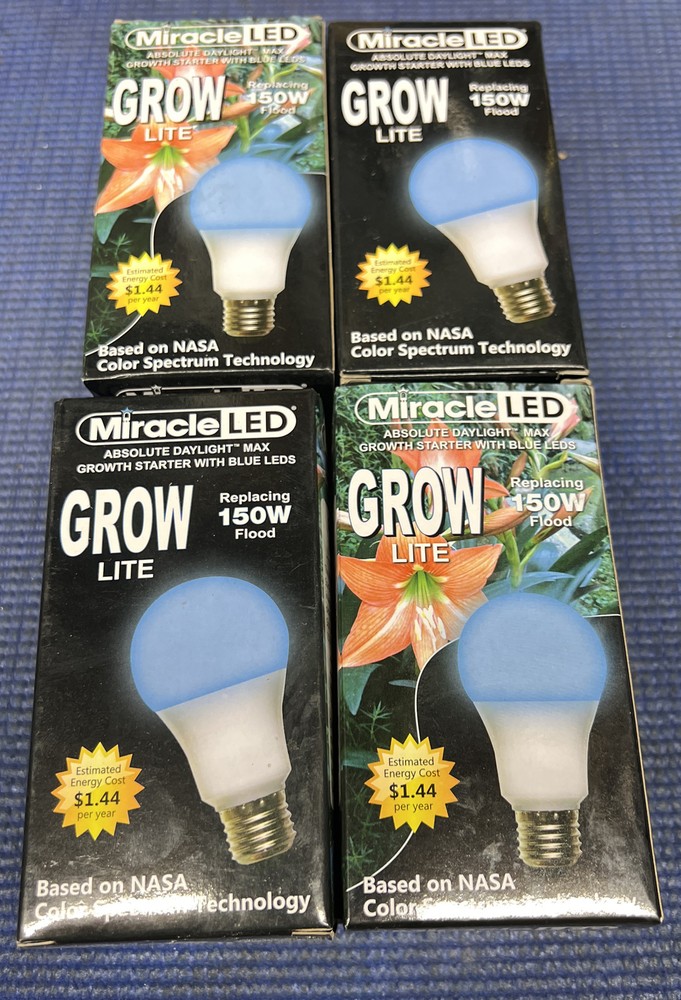 TN1- Four Miracle LED Growth Starter Light 12W(150w) Blue Absolute Daylight bulb