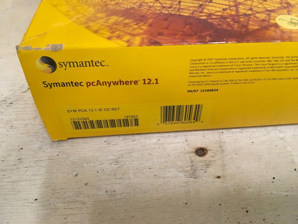 Symantec PCanywhere 12.1 remote access server 1 user