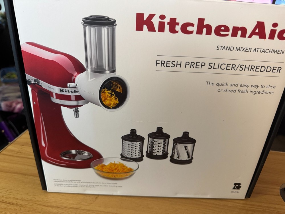 KitchenAid KSMVSA Fresh Prep Shredder Attachment - White