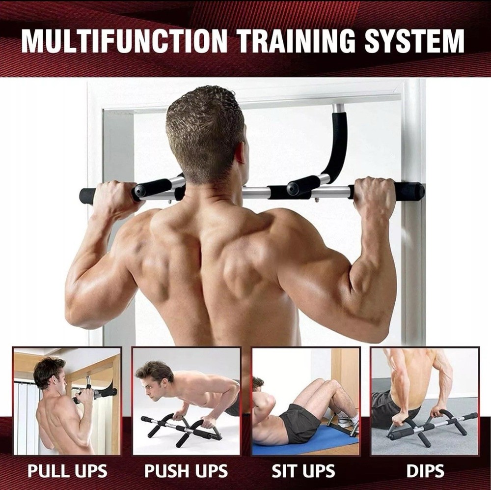 Doorway Chin Up Pull Up Bar Multi-Function Home Gym