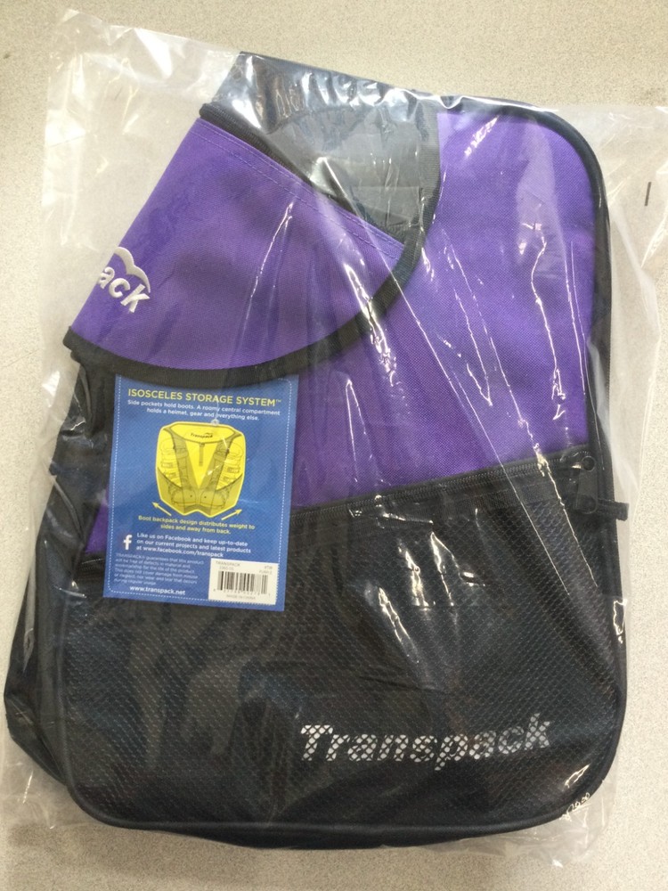 TRANSPACK XTW BOOT, HELMET, & GEAR BACKPACK - PURPLE