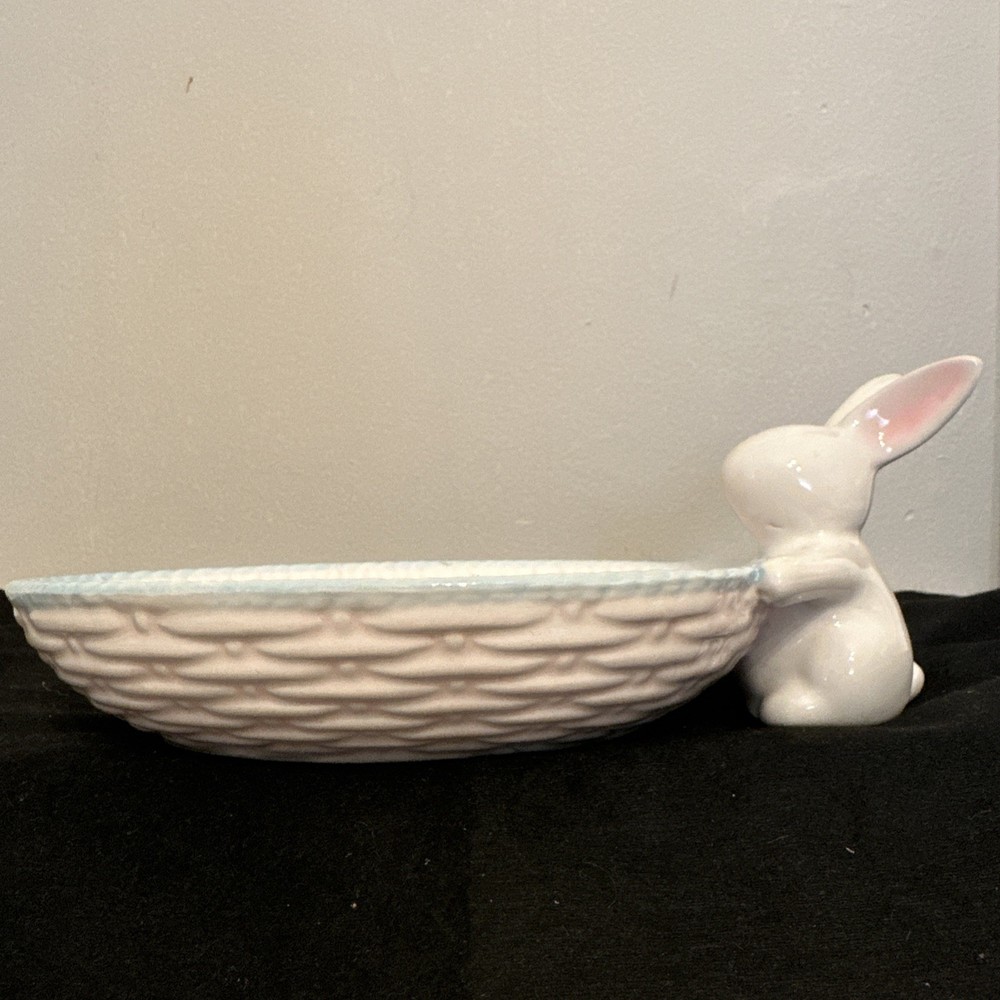 Pre-owned Bunny Shaped Candy Egg Dish