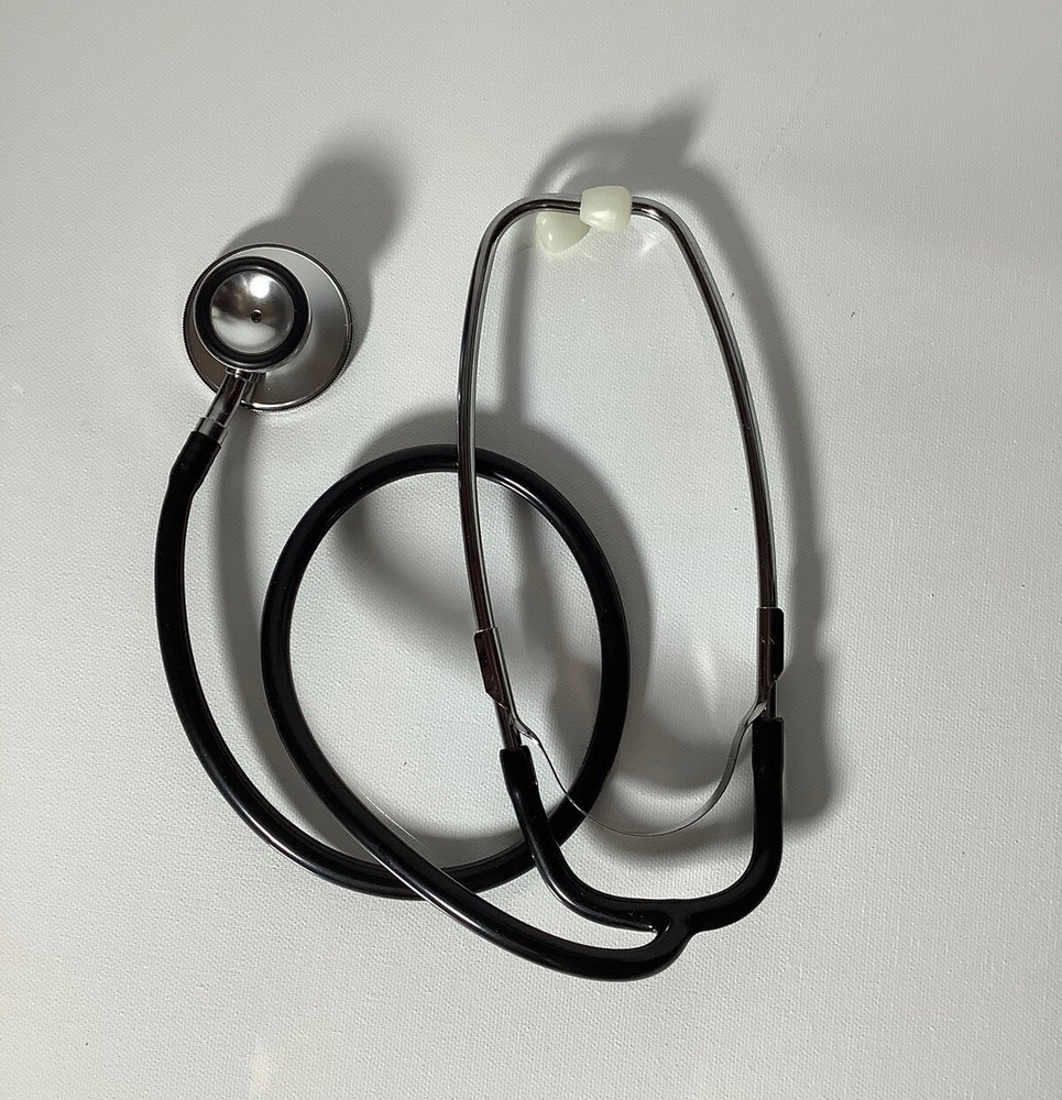 Dual Head Stethoscope - Black