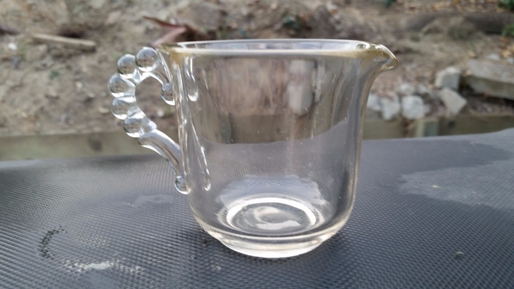 CANDLEWICK FLAT BOTTOM CREAMER 2 3/4" Tall