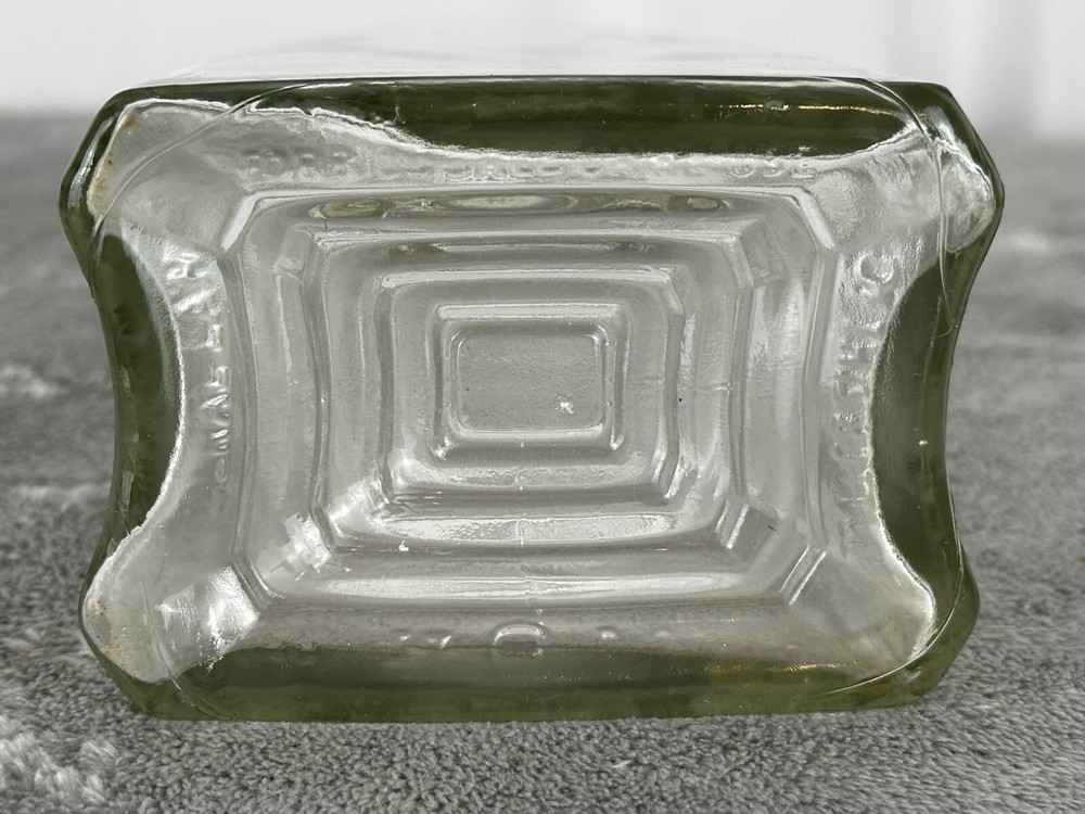 Tall Vintage Clear Bottle