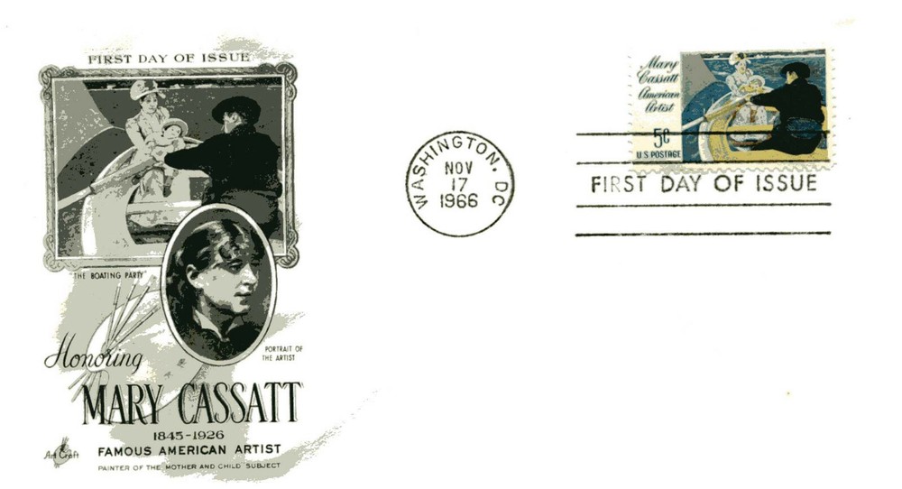 1322 Mary Cassatt, ArtCraft, FDC