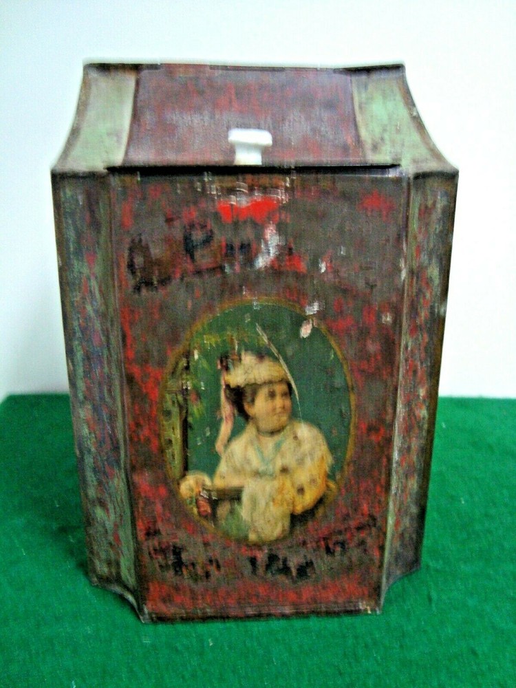 Vintage Victorian spice /tea bin (item #1)
