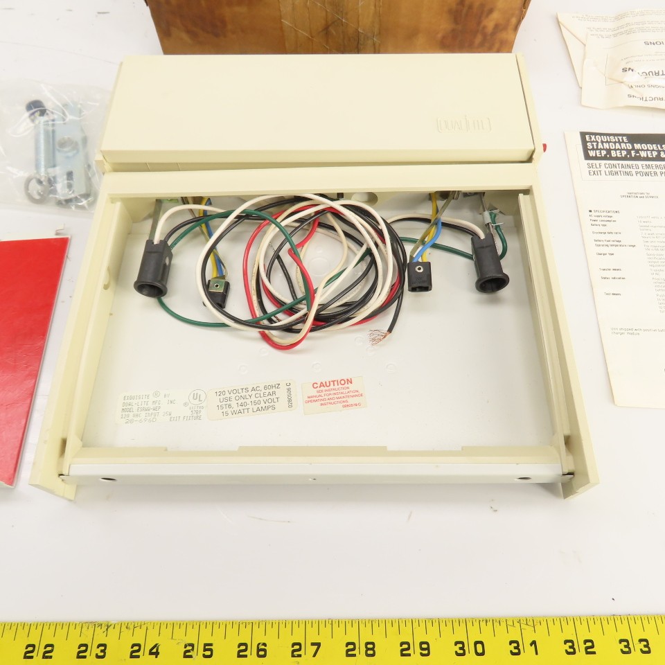 Dual Lite ESRWW-WEP Self Contained Emergency Exit Light Power Pack 120/277VAC