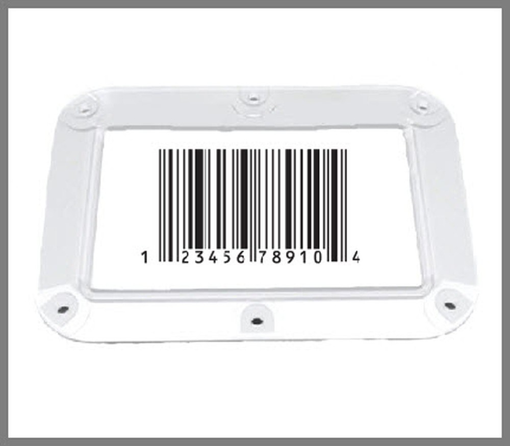 Clearance! Barcode Readable Window Dish Recessed Plastic