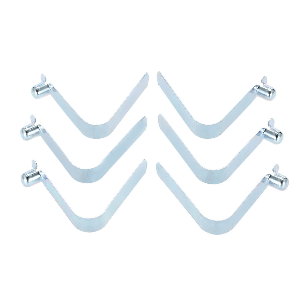 6pcs Kayak Paddle Spring Clips Tent Clips Push Button Spring Snap Clip B5R0