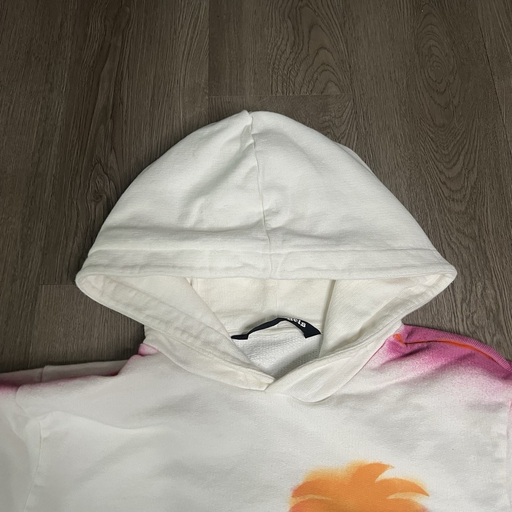 Size Medium - Palm Angels Sprayed Palm Tree White Multi - 100% AUTHENTIC