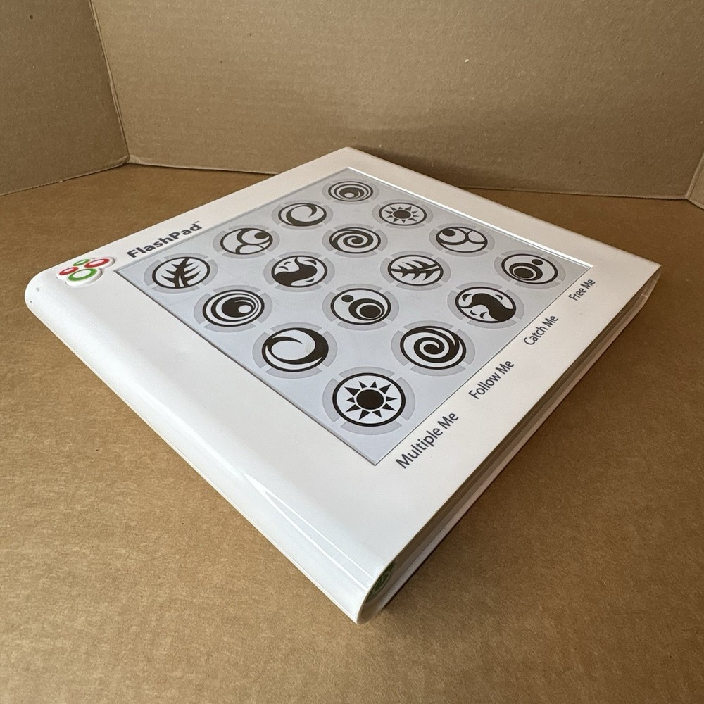 FlashPad Electronic Light & Touch Games Toy Element White Pre-owned Memory Game