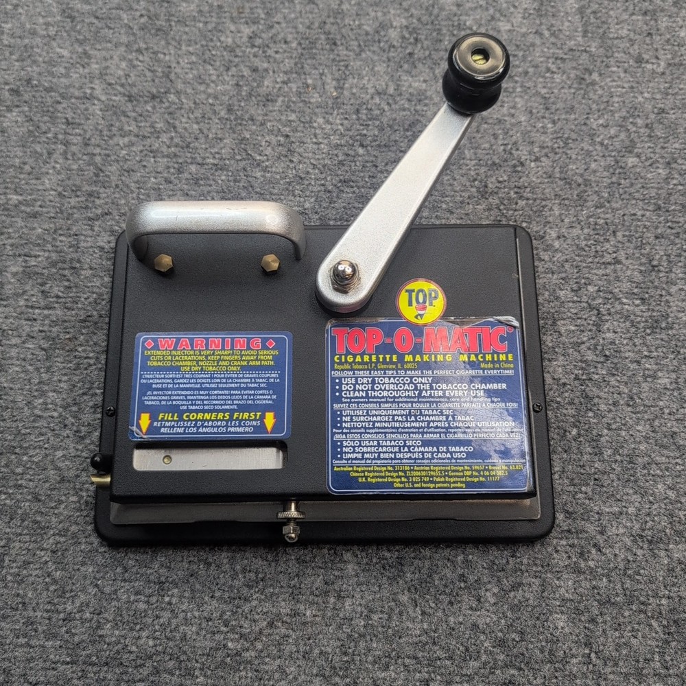 Top-O-Matic Cigarette Making Machine - Pre-owned