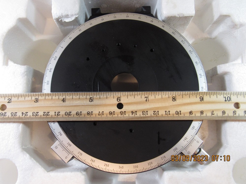 Nikon 84024 Microscope Rotational Circular Graduated V2 Stage 2 & Mount
