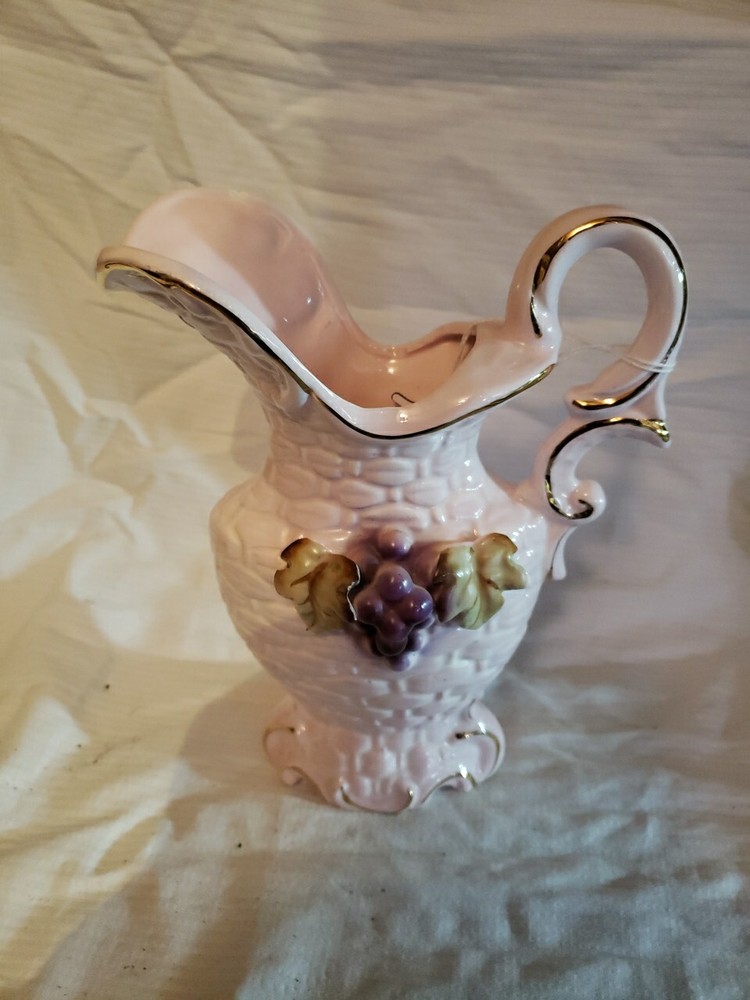 Pink Water Pitcher Vase From Japan